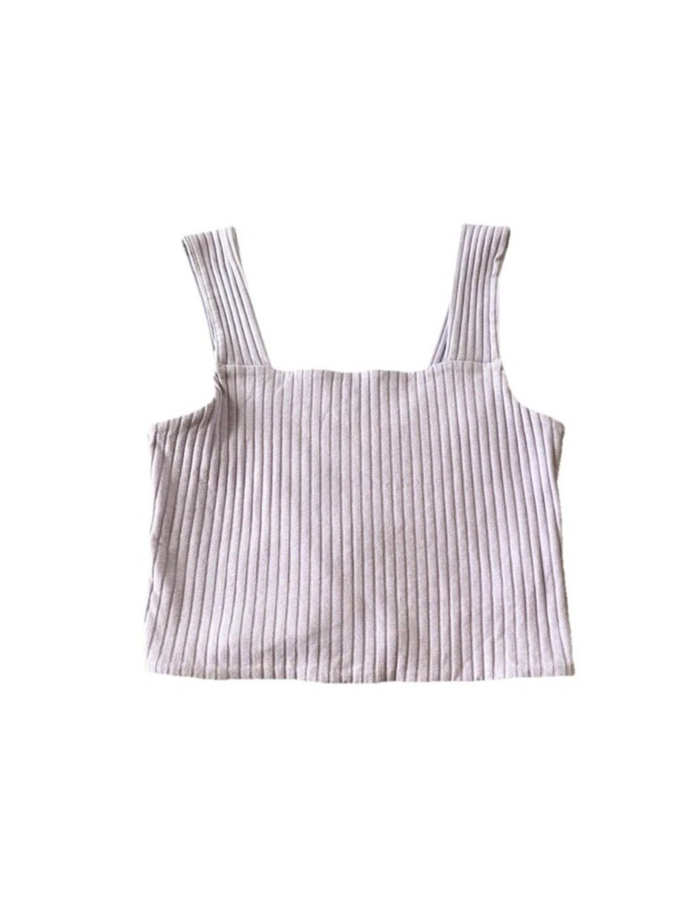 Y2K Streetwear American Eagle Purple Ribbed Crop Top Women’s S Soft Sexy Indie